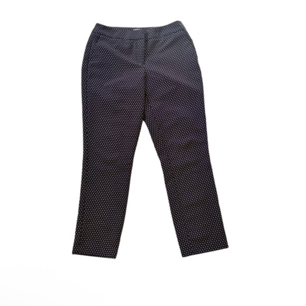 Carolina Belle Black and Cream Patterned Pants